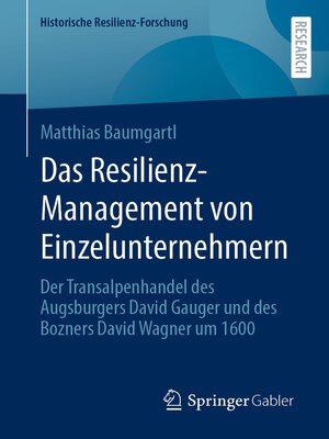 cover image of Das Resilienz-Management von Einzelunternehmern